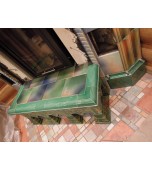 Монтаж изразцового камина с панно «жар – птица»