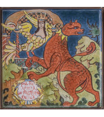 Изразцовый камин «Шутиха из тридевятого царства»