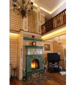 Изразцовый камин «По мотивам графики Билибина».