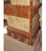 Изразцовая уличная печь «Очаг над водой».