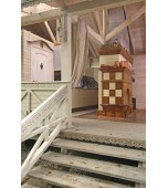 Изразцовый камин – печь в летней резиденции.