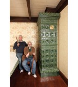 Тепловой изразцовый стояк.