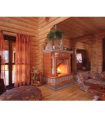 Изразцовый камин с римскими мотивами