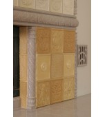 Изразцовый камин с «кракле».