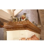 Изразцовый камин – печь в летней резиденции.