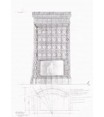 Изразцовый камин с овальным эркером.