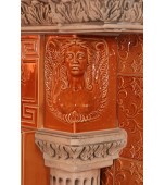 Изразцовый камин с римскими мотивами